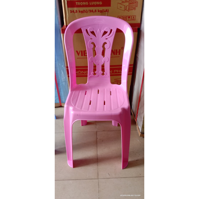Ghế dựa lớn màu hồng